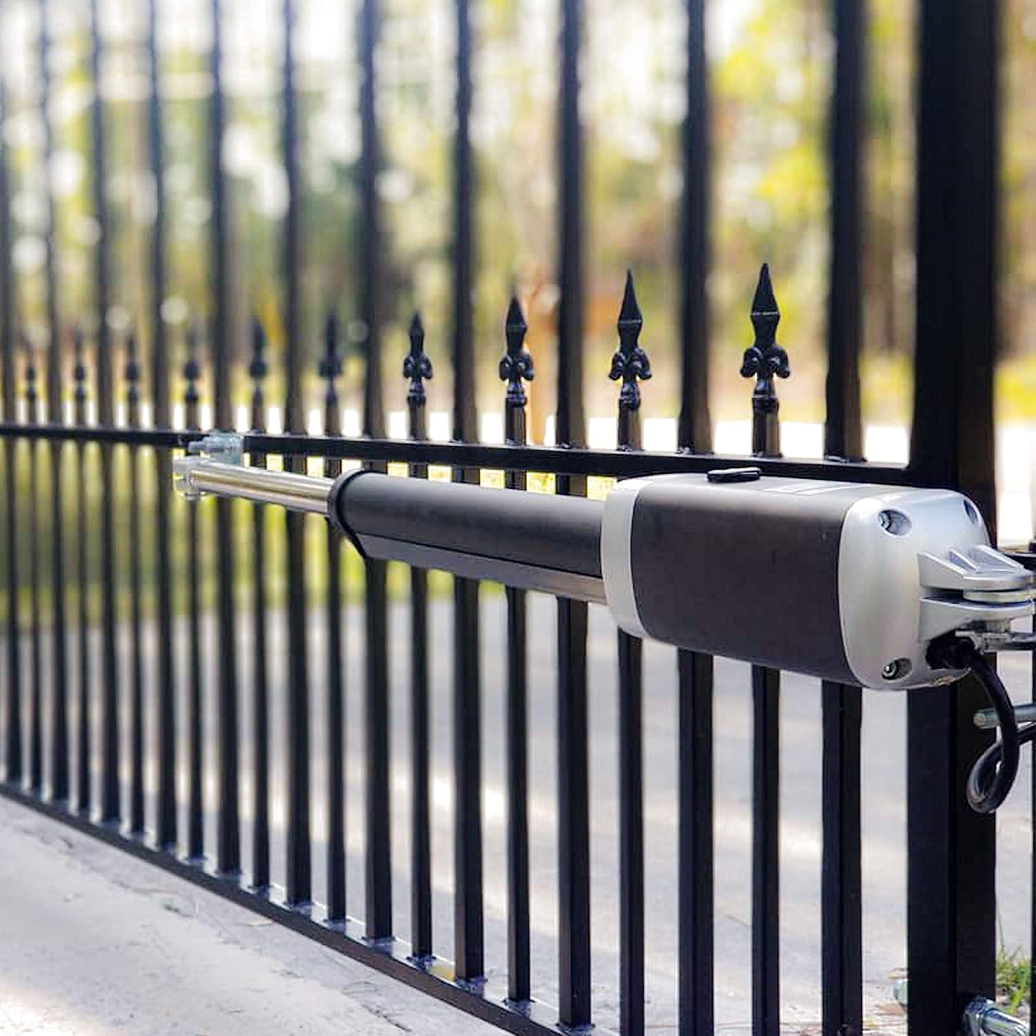 ALEKO Swing Gate Opener | Solar Power Automatic Driveway Gates Operator | Gate up to 10 Ft Long 450 Pounds | ETL Listed Opener | GG450 | (450 ETL Listed, Solar 60W Accessory Kit)