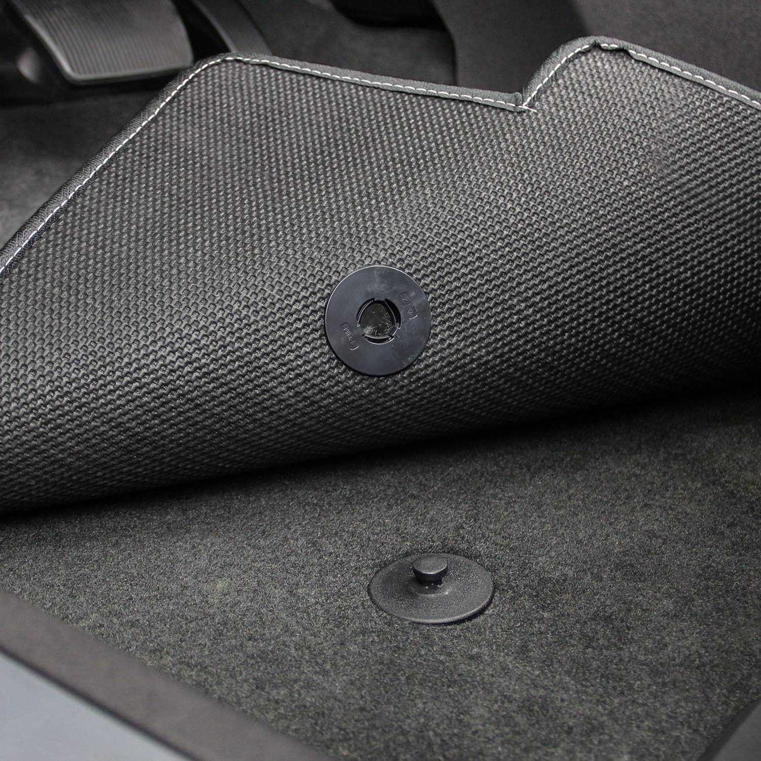 Lloyd Mats Floor Mats for Cadillac XT6 2020-2025 | 2PC Front Mats | Charcoal | Non-Slip Backing