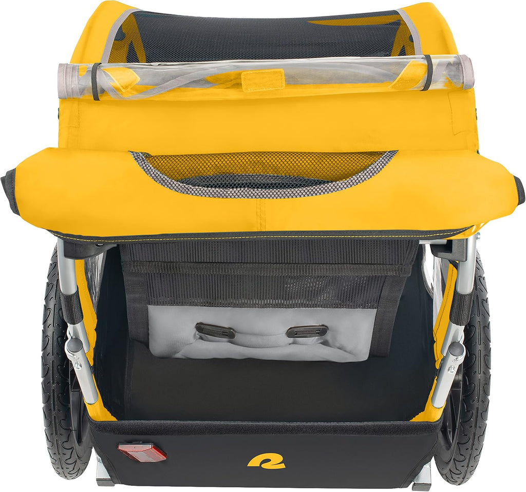 Retrospec Rover Kids Bicycle Trailer Single and Double Passenger Children's Foldable