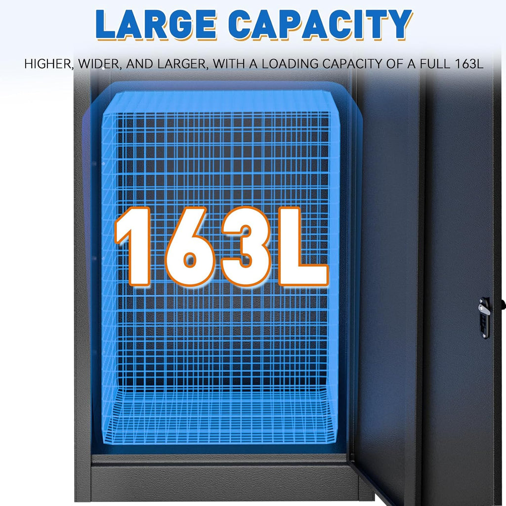 Package Delivery Boxes for Outside, Extra Large Parcel Drop Box with Combination Lock, Anti-Theft Galvanized Steel Waterproof, Secure Storage for Home Porch Curbside Yard Garden