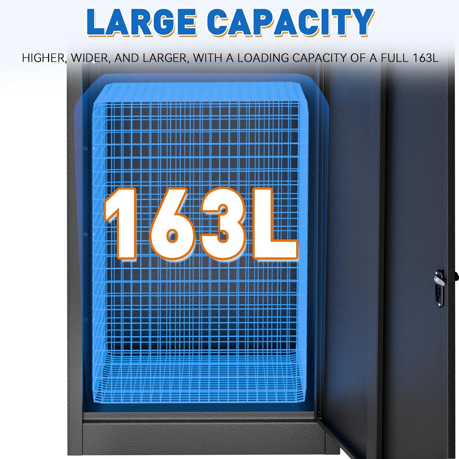 Package Delivery Boxes for Outside, Extra Large Parcel Drop Box with Combination Lock, Anti-Theft Galvanized Steel Waterproof, Secure Storage for Home Porch Curbside Yard Garden