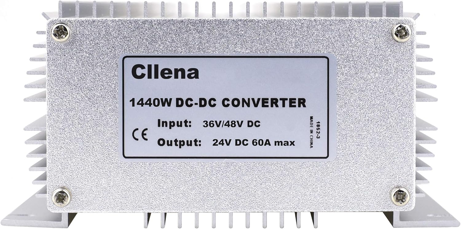 36V/48V to 24V DC/DC Buck Converter, 60A, 1440W, Waterproof