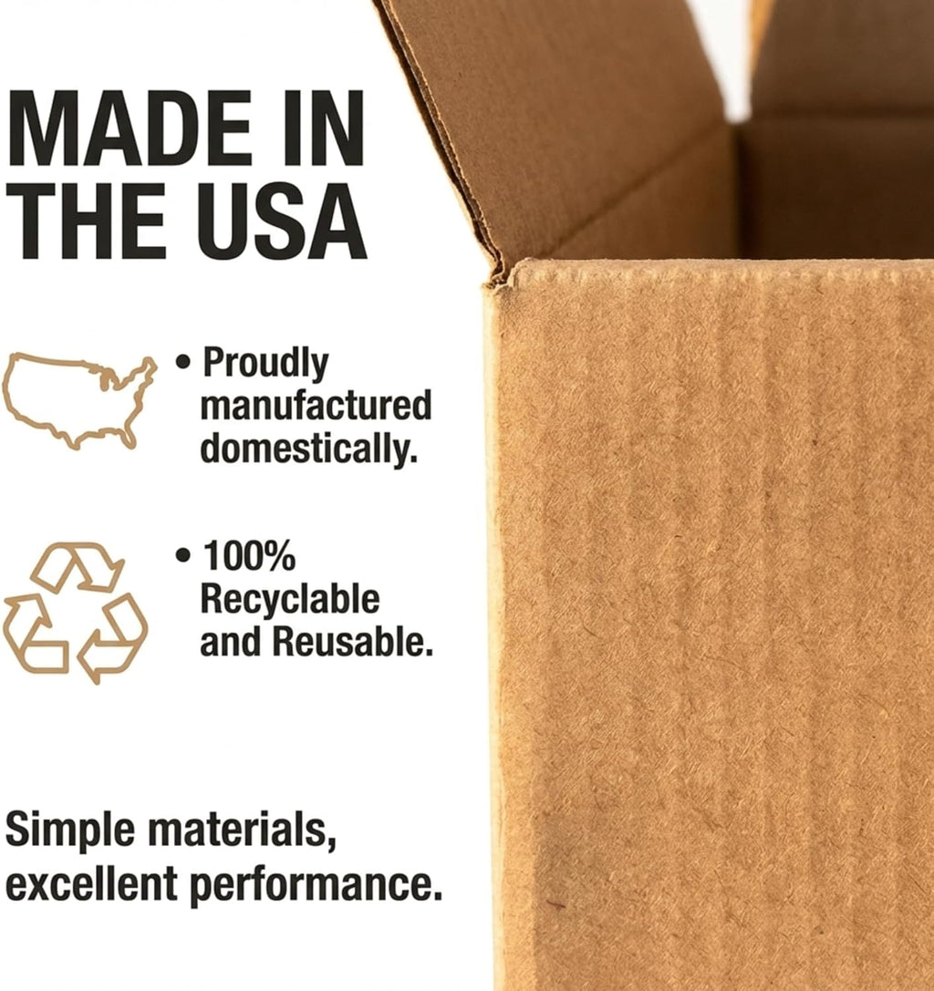 BOX USA 18x12x6 Boxes for Shipping, Moving & Packing, 75-Pack | Medium Boxes 18'L x 12'W x 6'H Corrugated Cardboard for Home, Business, e-Commerce Order Fulfillment Supplies, 75-Pack