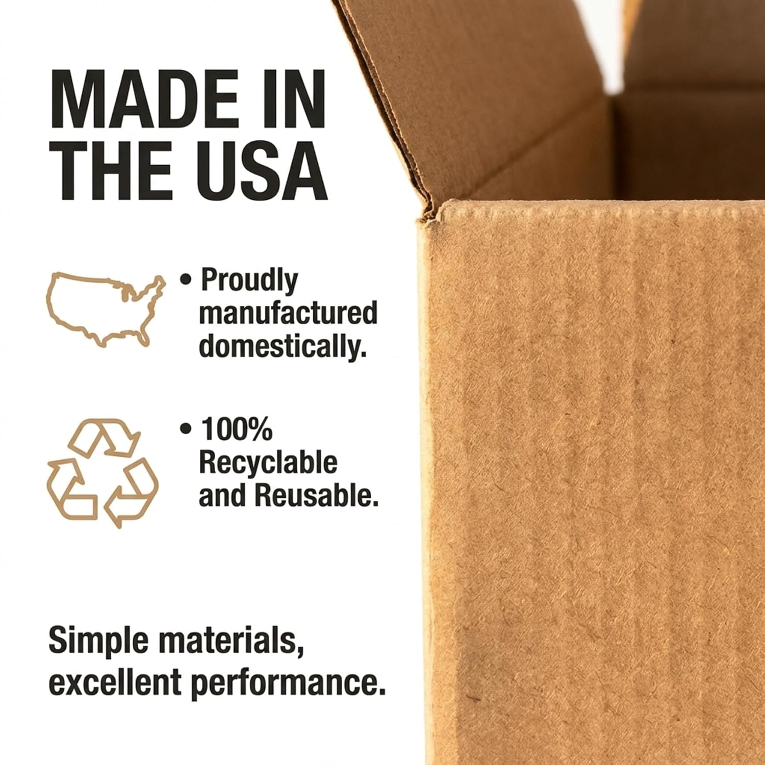 AVIDITI 18 x 16 x 12 Corrugated Cardboard Boxes, Medium 18'L x 16'W x 12'H, Pack of 25 | Shipping, Packaging, Moving, Storage Box for Home or Business, Strong Wholesale Bulk Boxes