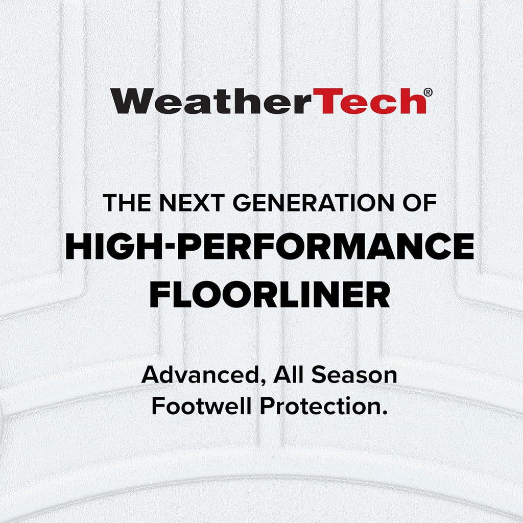 WeatherTech FloorLiner HP Custom Fit Floor Mats for Chevrolet Silverado 1500 LTD, Silverado 2500HD/3500HD, Sierra 2500HD / 3500HD - 2nd Row (4514365IM), Tan