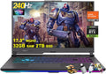 ASUS ROG Strix G17 G713 Gaming Laptop 17.3' WQHD IPS 240Hz AMD 12-Core Ryzen 9 7845HX (>i9-12900H) 32GB DDR5 2TB SSD GeForce RTX 4060 8GB USB-C RGB Backlit Fast Charging Win11 w/ICP Hub