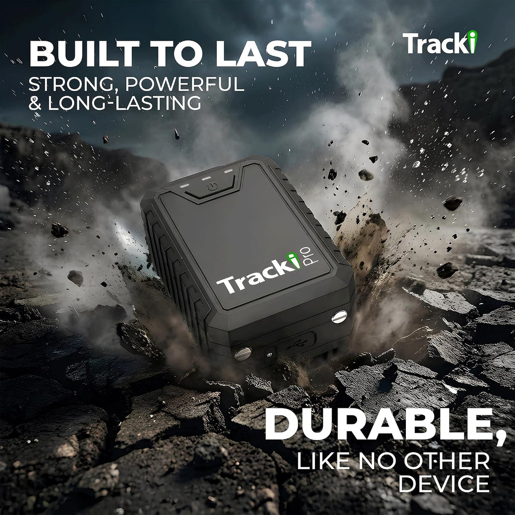 Tracki Pro GPS Tracker for Vehicles, Subscription Required, Cancel Anytime – Track Cars & Assets for Months – Hidden GPS Tracker for Car (Tracker + 1Y Subs.)