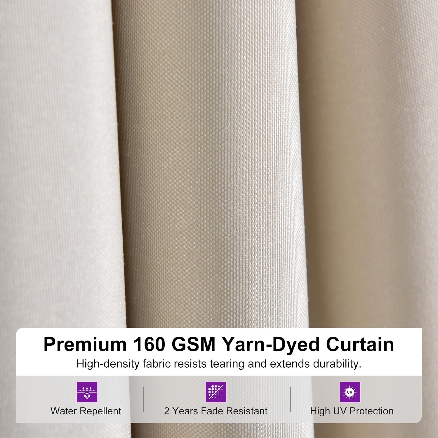PURPLE LEAF 12' x 16' Outdoor Hardtop Gazebo, Champagne Aluminum Frame with Galvanized Steel Double Roof, Curtains and Netting for Patio Lawn and Garden