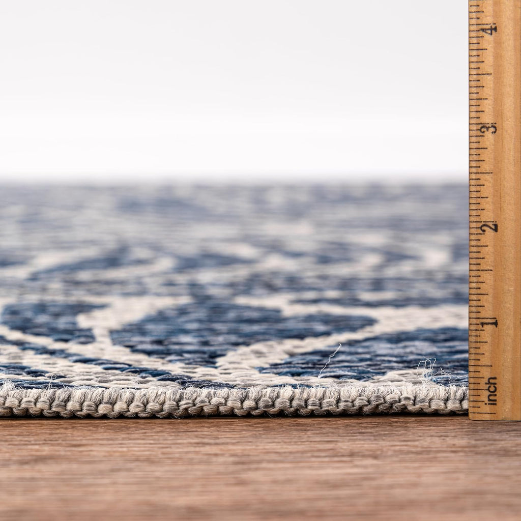 Keen Home Design Terrace Outdoor Area Rug - 12x15 Washable Indoor/Outdoor Rug for Patio, Kitchen, Balcony, Beach, Garden, Deck and Porch, Size: 12'x15'