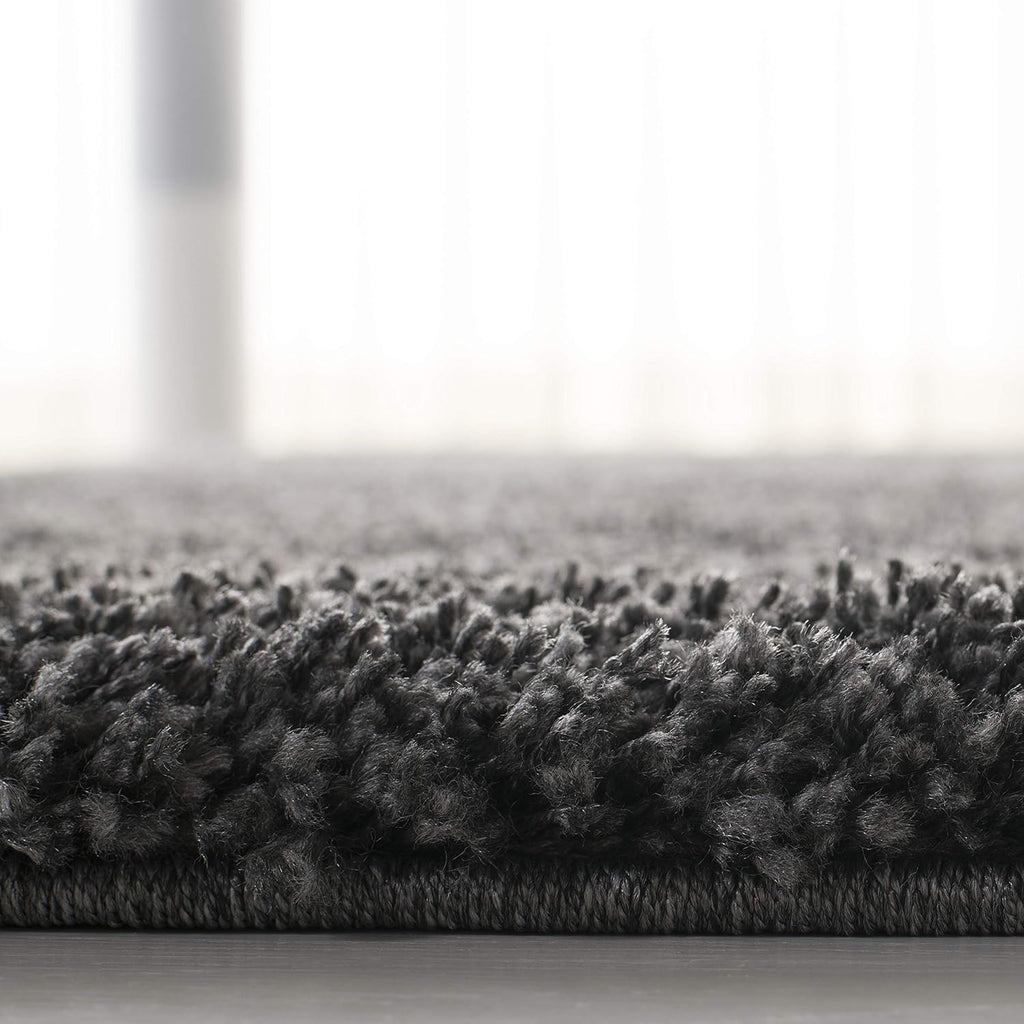 SAFAVIEH California Shag Collection Runner Rug - 2'3' x 19', Dark Grey, Non-Shedding & Easy to Clean, Ultra Plush Thick Pile, Ideal for Hallway, Foyer, Entryway, Bedroom (SG151-8484)