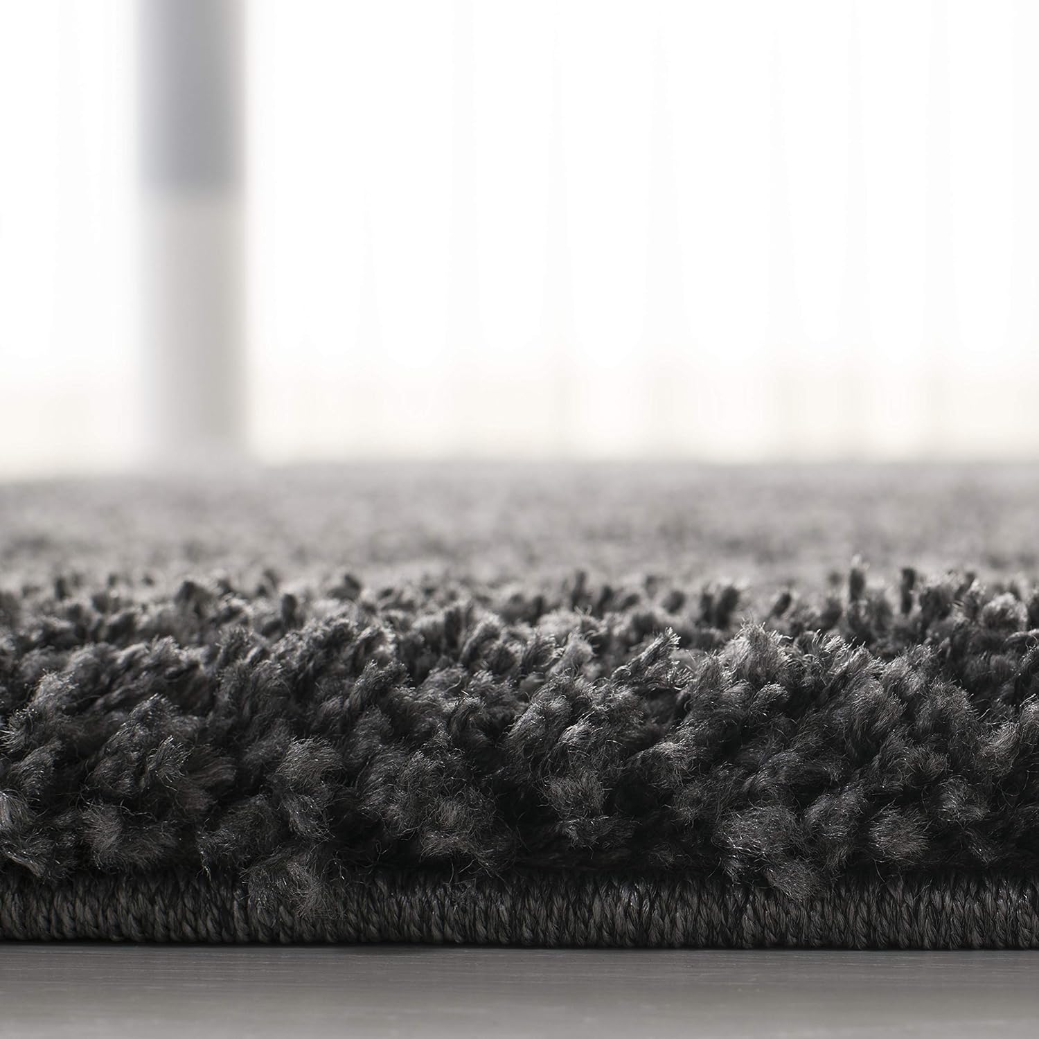 SAFAVIEH California Shag Collection Runner Rug - 2'3' x 19', Dark Grey, Non-Shedding & Easy to Clean, Ultra Plush Thick Pile, Ideal for Hallway, Foyer, Entryway, Bedroom (SG151-8484)