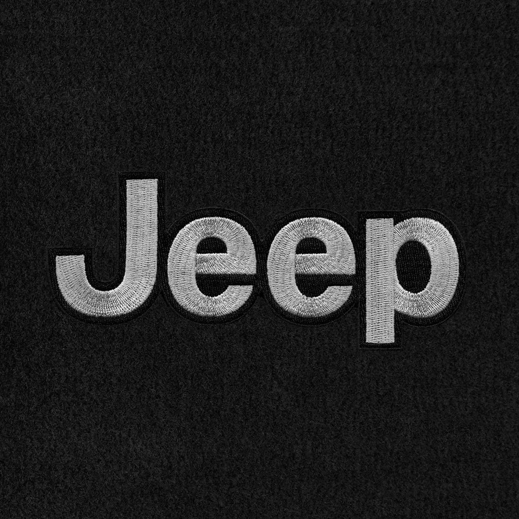 Lloyd Mats Floor Mats for Jeep Wrangler JL 2018-2025 | 2PC Front Mats | Black | Non-Slip Backing