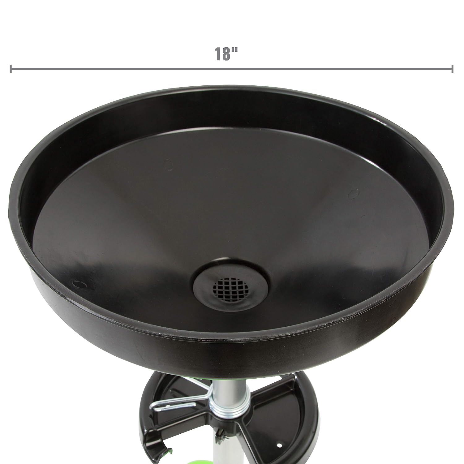 OEMTOOLS 18 Gallon Oil Drain Container, Upright Adjustable Oil Drain Tank