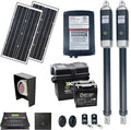 ALEKO Dual Swing Gate Opener | Automatic Driveway Gates Operator | ETL Listed Opener | GG900 | (900 ETL Listed, Solar 50W Accessory Kit)
