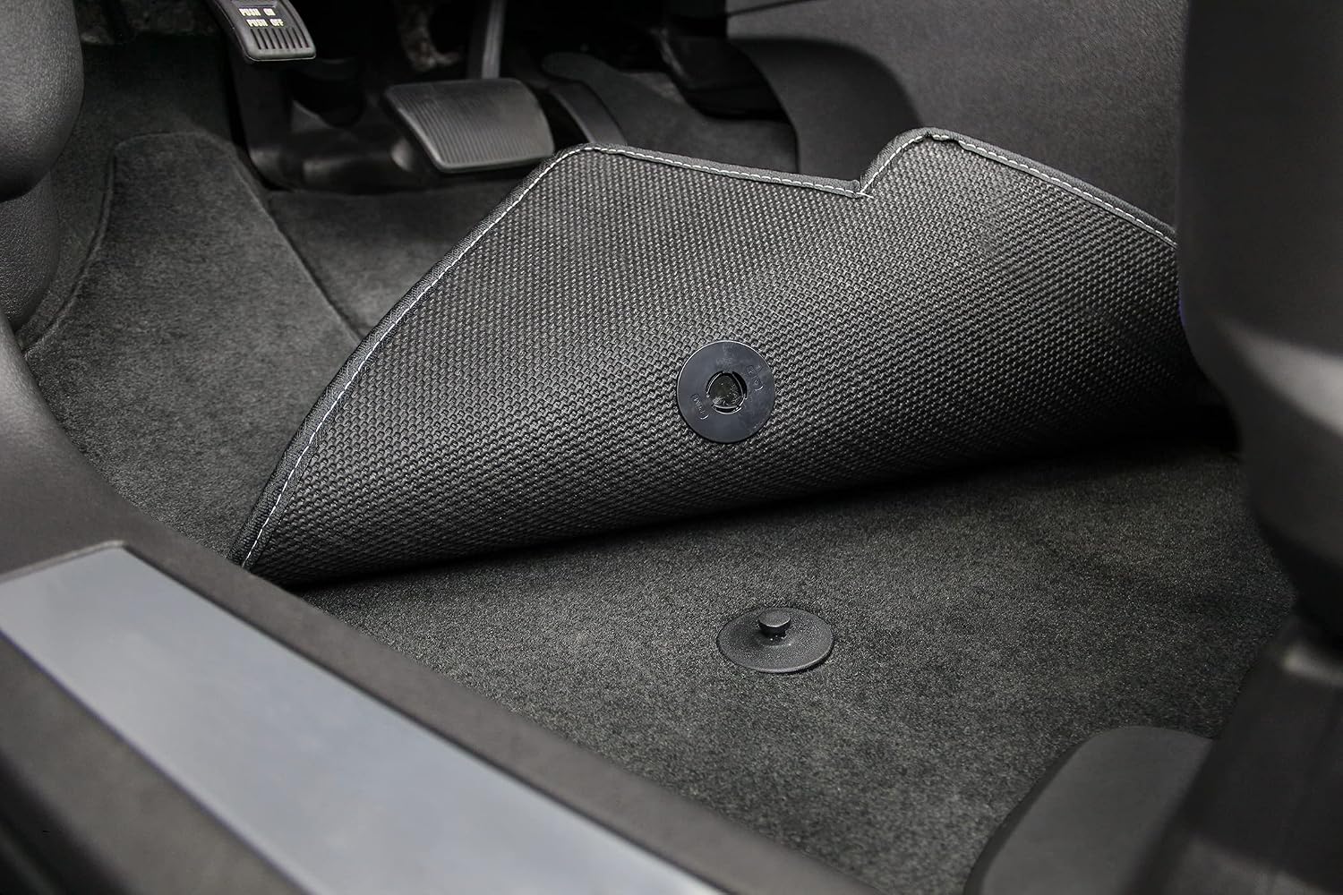 Lloyd Mats Floor Mats for Cadillac Escalade 2021-2026 | 2PC Front Mats | Charcoal | Non-Slip Backing