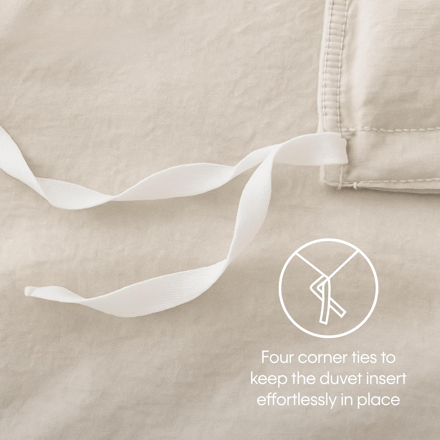 Calvin Klein - King Duvet Cover Set, Relaxed Garment Washed Cotton Percale Bedding with Shams, Button & Corner Tie Closure, Oeko-Tex Certified (Modern Cotton Washed Percale Green)