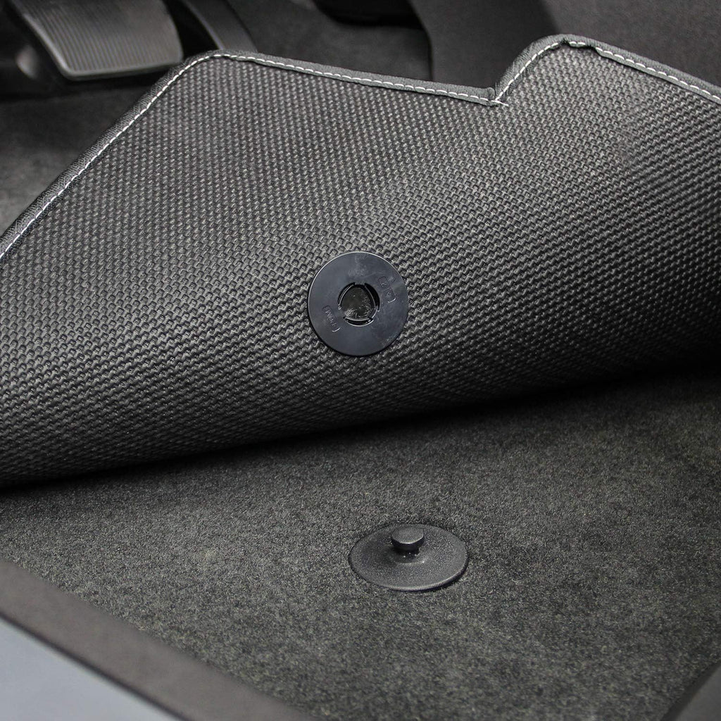 Lloyd Mats Floor Mats for Jeep Wrangler JL 2018-2025 | 2PC Front Mats | Black | Non-Slip Backing
