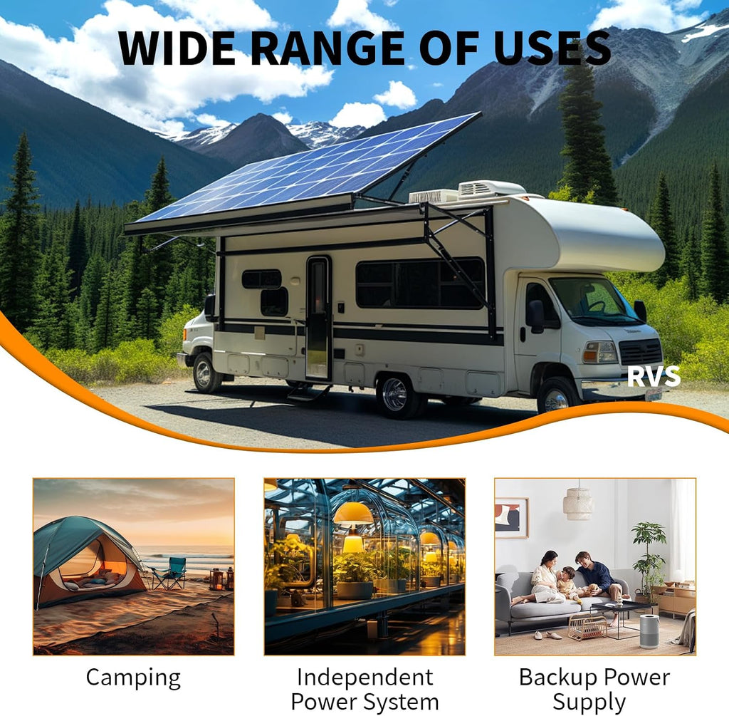 2X 12V 150Ah LiFePO4 Lithium Battery Built-in 100A BMS Low Tem Cut Off 1920Wh 15000+ Deep Cycle Rechargable Battery for Solar, RV, Marine, Off-Grid Applications