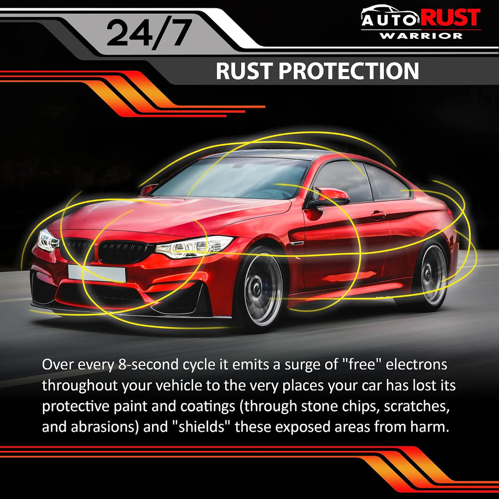 Second Generation (Dual Wire System) Premium Electronic Rust Protection Module for Cars, Trucks, ATVs, Boats & Trailers | Advanced Anti-Corrosion System | Ultimate Rust Control Device