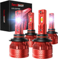 Torchbeam 2026 Fog Light Bulbs for Vehicles, 129000LM 6500K Cool White, All-Weather Design, Compatible Socket Type 9005 9006, Pack of 4
