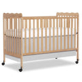 Dream On Me Carson Classic 3-in-1 Convertible Full-Size Baby Crib in Barnwood Natural, GreenGuard Gold & BSA, 4 Mattress Heights, Converts to Day & Toddler Bed, Locking Wheels, Classic Nursery Design
