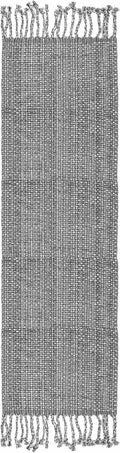 100% Cotton Table Runner for Dining Room Tables Rectangle Two Tone Woven Fabric 72' x 13' Soft Durable Table Runner, Gray (Pack of 12)