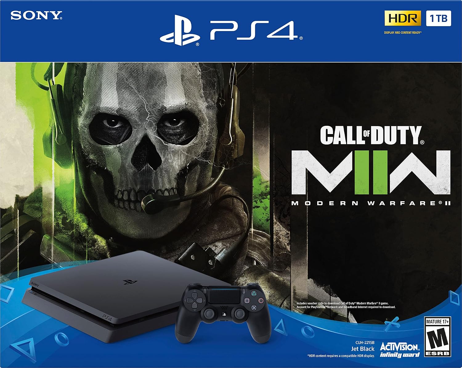PlayStation 4 Console (PS4) - Call of Duty Modern Warfare II Bundle (Damaged Box)
