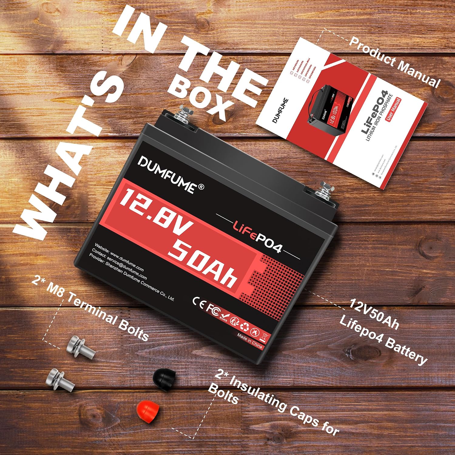 12V 50Ah LiFePO4 Battery, 50A BMS 640W Rechargeable Lithium Iron Phosphate Battery, 4000+ Cycles, Low-Temp Protection,Perfect for RV, Camping and Home Energy Storage