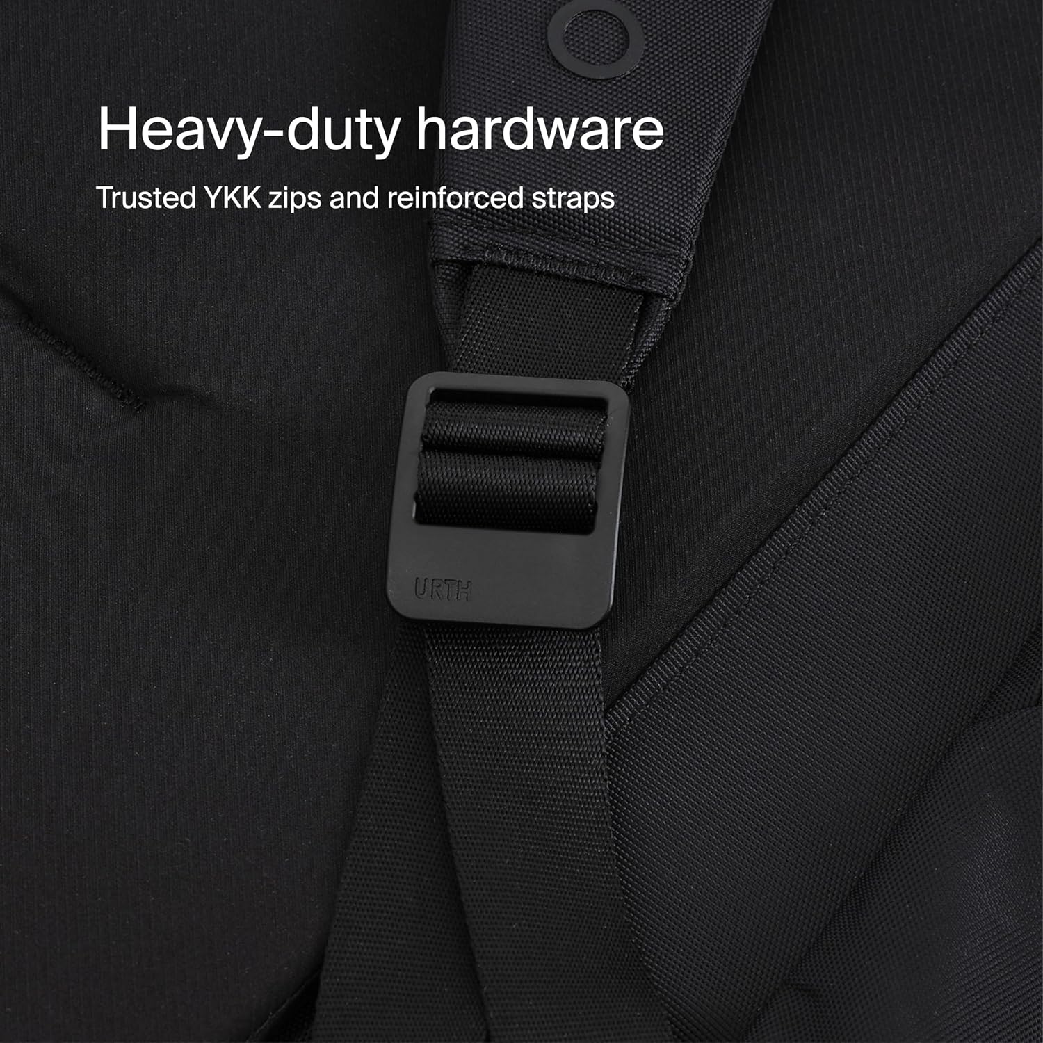 Urth Arkose 20L Modular Camera & Laptop Backpack - Water Resistant, Anti-Theft, Recycled Bag for DSLR, 13-16 Inch Laptop in Black