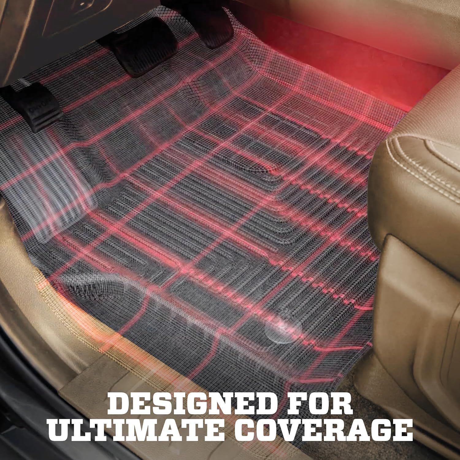 Husky Liners Weatherbeater Floor Mats | Fits 2011-2019 Ford Fiesta | Front & 2nd Row, 3-pc Black - 98751