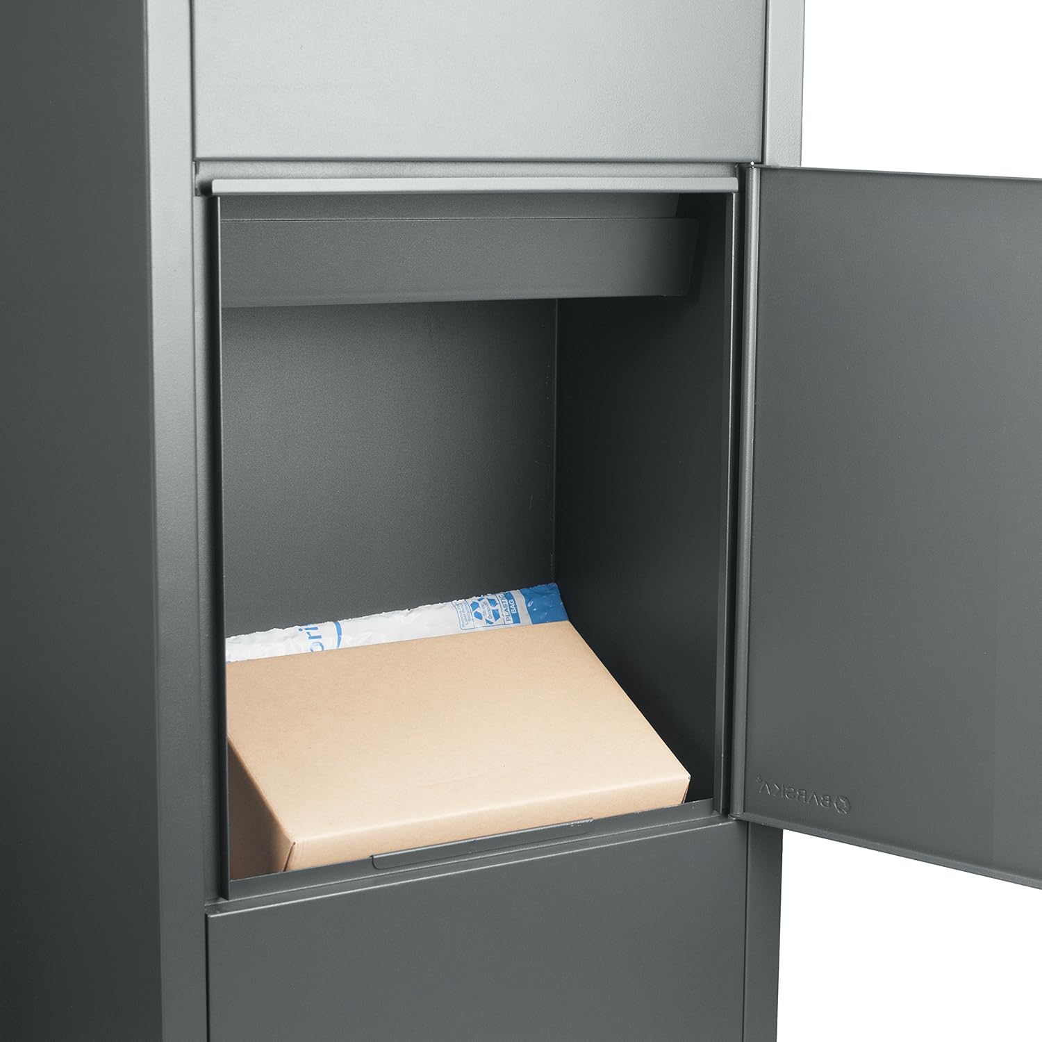 winbest Large Steel Freestanding Floor Parcel Lockable Drop Slot Mail Box