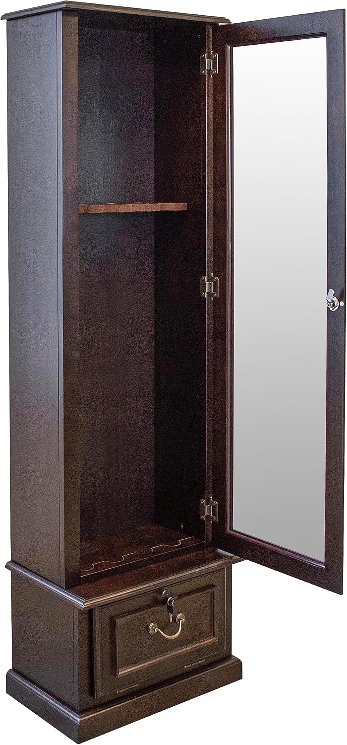 American Furniture Classics Model 650 8 Gun Cabinet with Locking Glass Door