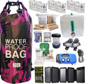 Pre-Packed Hurricane Kit - Comprehensive Hurricane Preparedness Items - Essential Hurricane Supplies - Complete Hurricane Supply List in a Waterproof Bag for 2 People