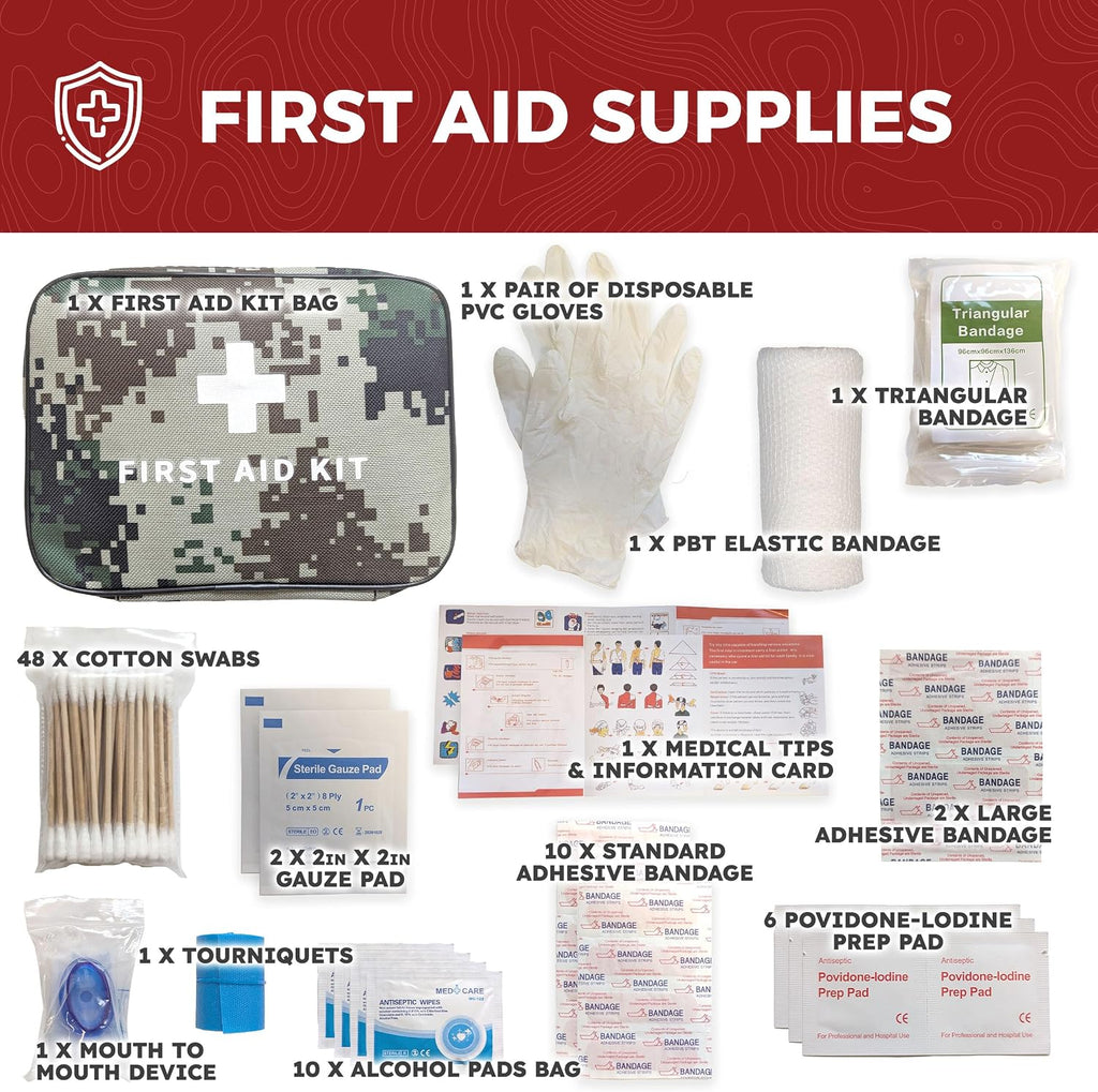 Sirius: Pre-Packed Bug Out Bag - 72 Hour Kit for 2 People - Bugout Backpack Survival Kit - Premium 50L Go Bag Tactical Backpack - Essential Bug Out Gear - Upgraded Survival Backpack