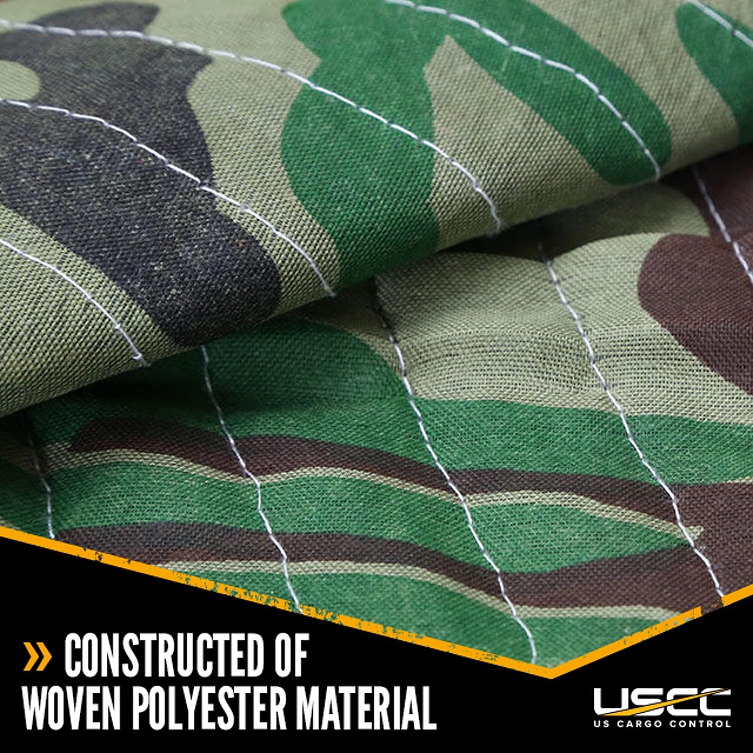 US Cargo Control 65 lb/Dozen, 80'x72' Large Heavy Duty Moving Blanket, MBCAMO Camo, 24-Pack
