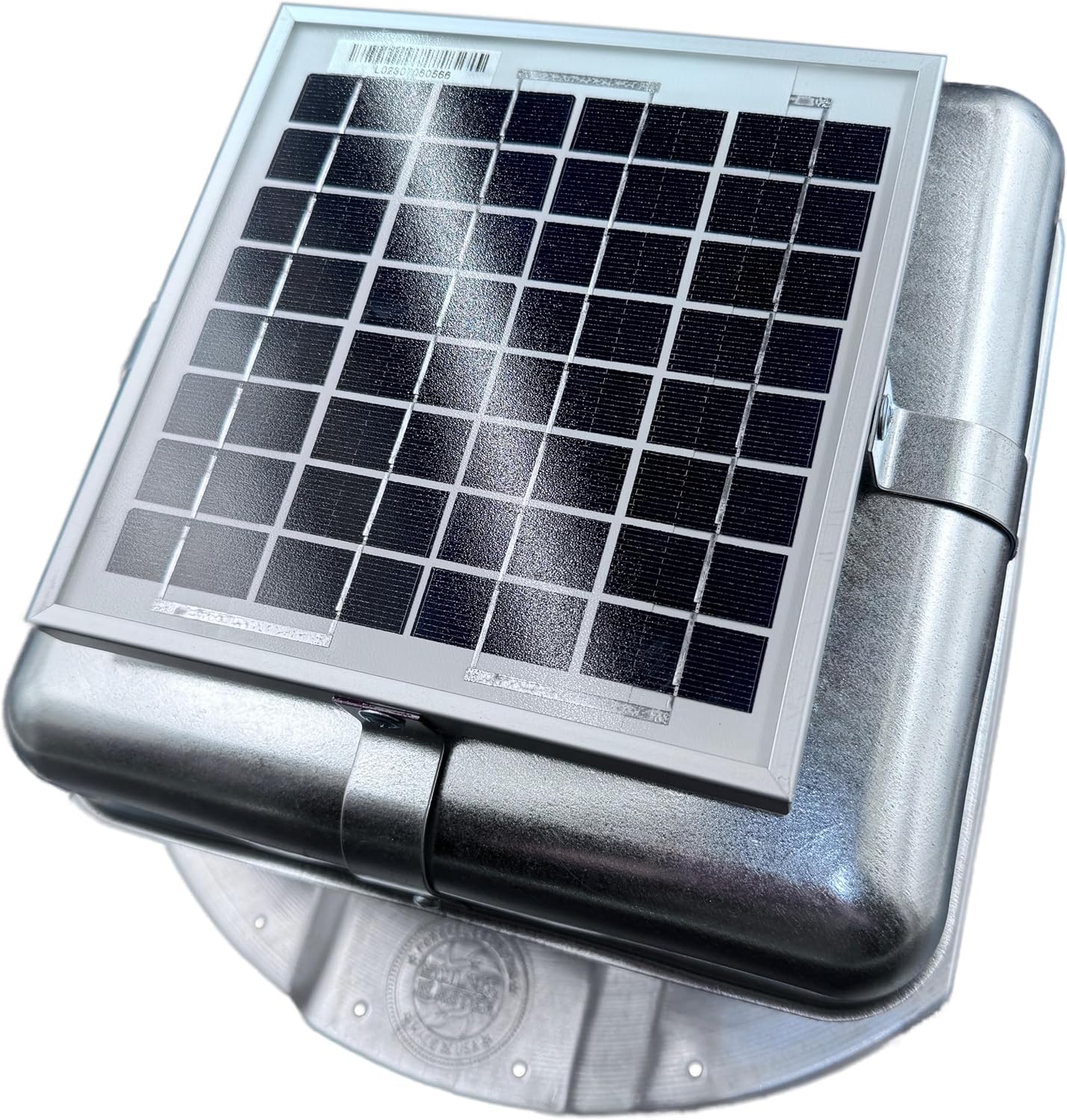 Solar RoofBlaster for 3.5' Ribbed Conex Shipping Container (Galvanized)