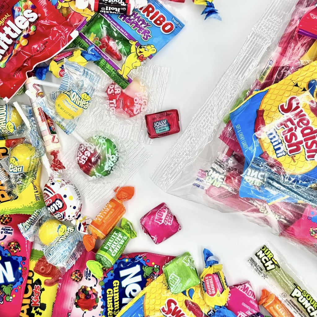 Bulk Candy Variety Pack - 20 lb - Bulk Individually Wrapped Candy- Candies - Trick Or Treat Candies - Piñata Filler Stuffers - Pinata CandyStuffers - Party Favors - July 4th