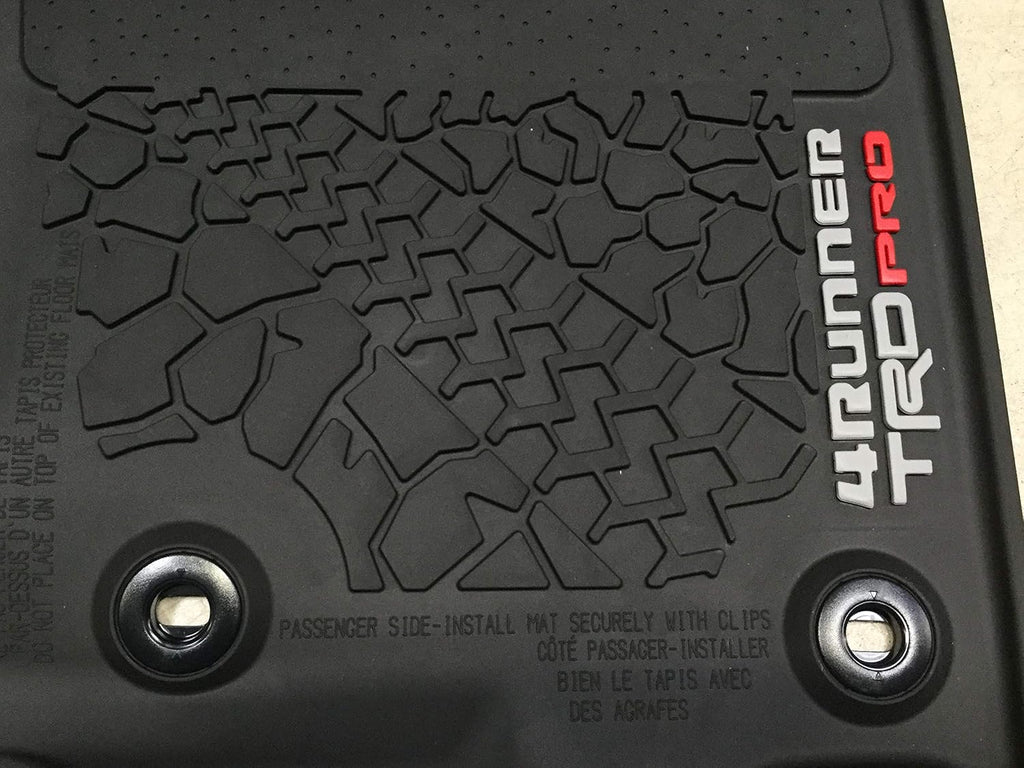 Toyota Genuine 4Runner TRD Pro All Weather Floor Liners/Mats (PT908-89200-02)