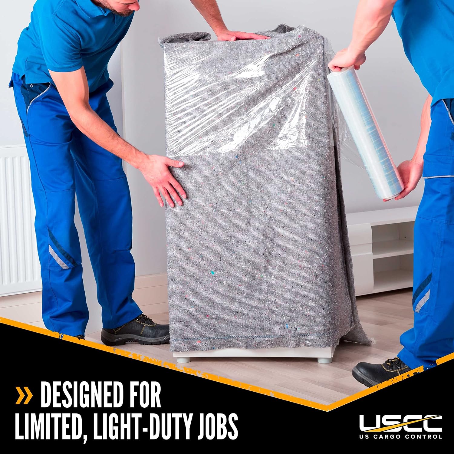 US Cargo Control 26 lb/Dozen, 80'x72' Large Moving Blanket, MBSKIN Skin, Pallet of 384 Moving Skin Blankets