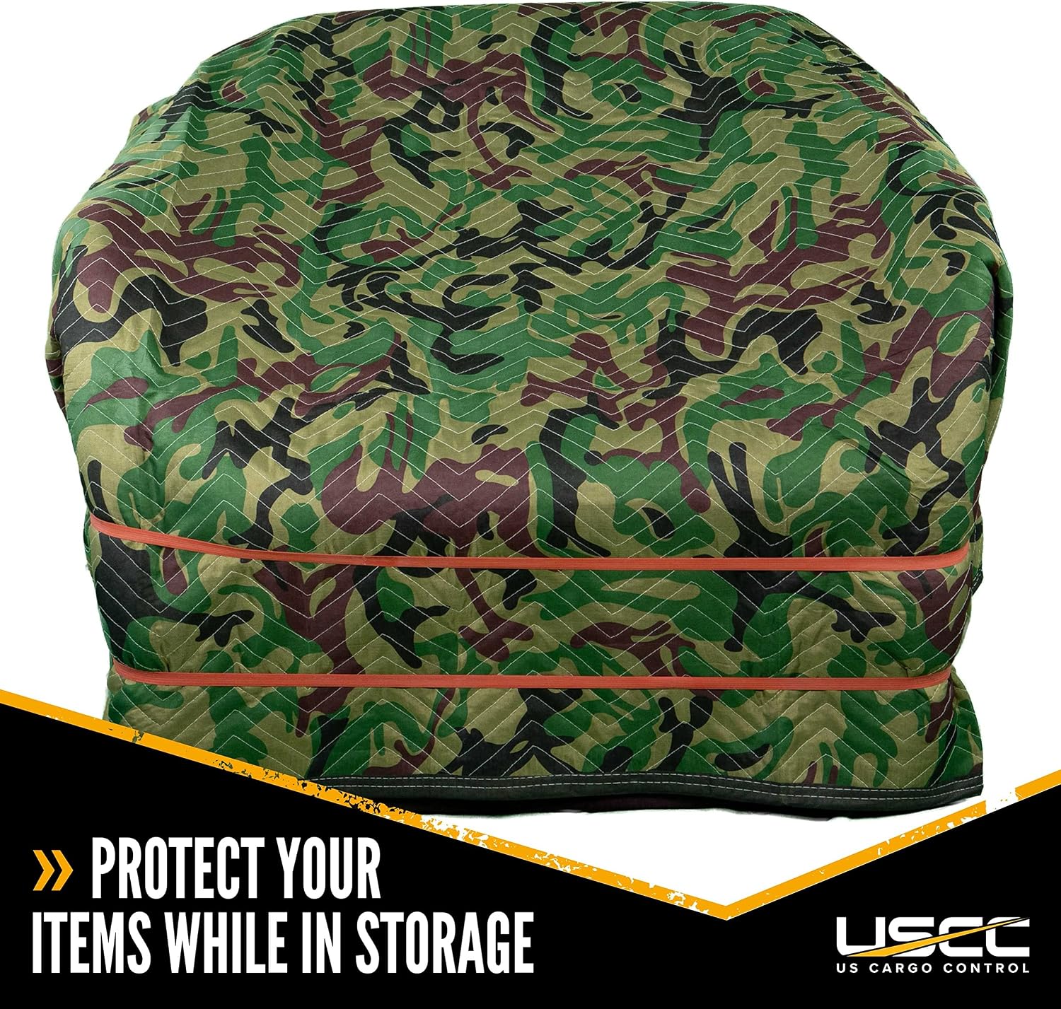 US Cargo Control Camo Moving Blankets 80'x72' MBCAMO, (65 lb/doz weight), Professional Quilted Large Moving Blankets, 12 Pack Utility Blankets, Use for Packing, Shipping, Hunting, Camping