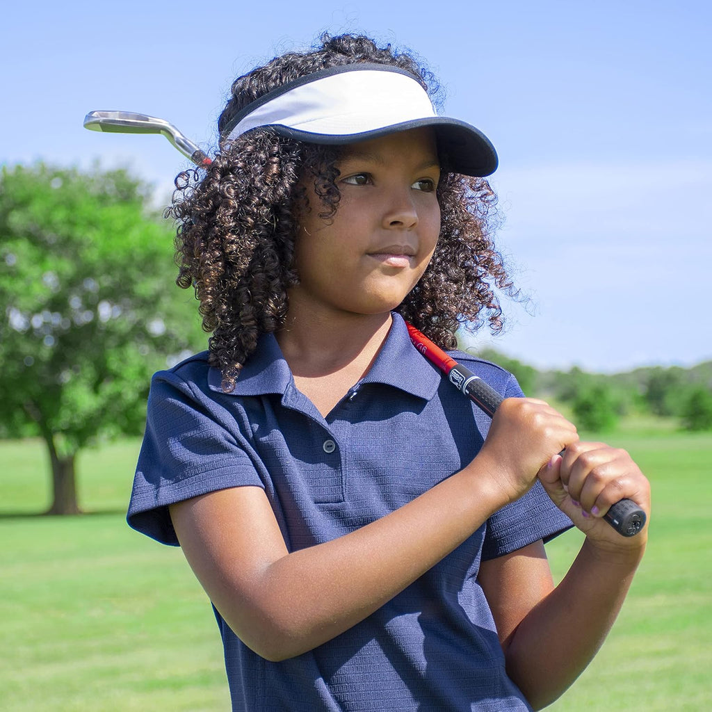 PGA Tour Youth Golf Club Set – Ages 3-5 (3'6'-4'1') and 5-8 (4'1' - 4'8') Right and Left Handed Beginner Junior Golf Clubs with Lightweight Golf Bag, Mallet Putter, Driver by Golfgen