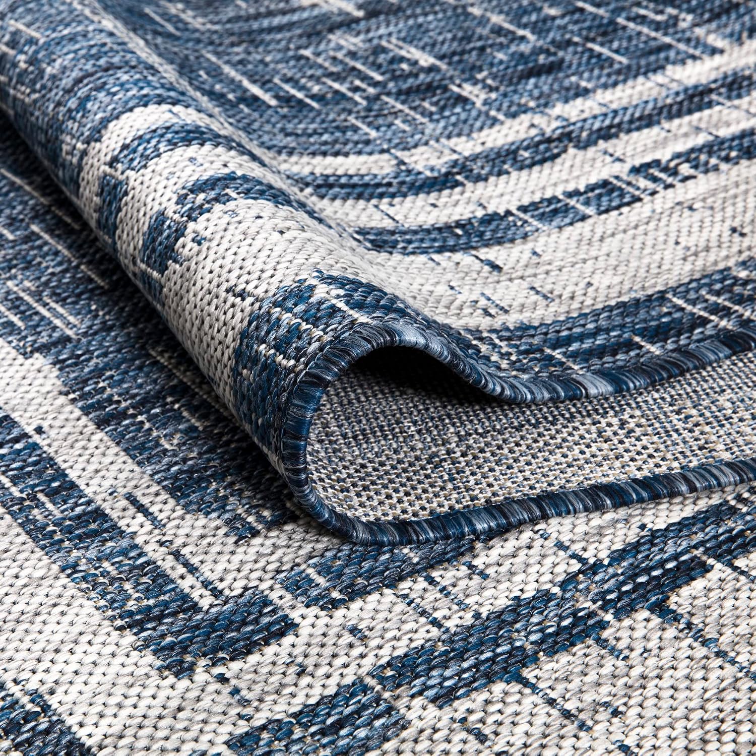 Keen Home Design Terrace Outdoor Area Rug - 6x9 Washable Indoor/Outdoor Rug for Patio, Kitchen, Balcony, Beach, Garden, Deck and Porch, Size: 6'x8'10'