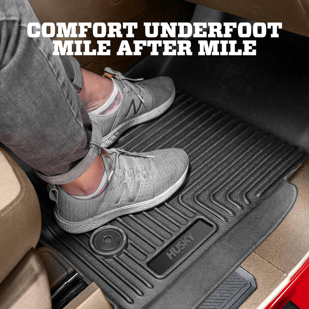 Husky Liners Weatherbeater Floor Mats | Fits 2012-2020 Chevrolet Sonic | Front & 2nd Row, 3-pc Black - 98291