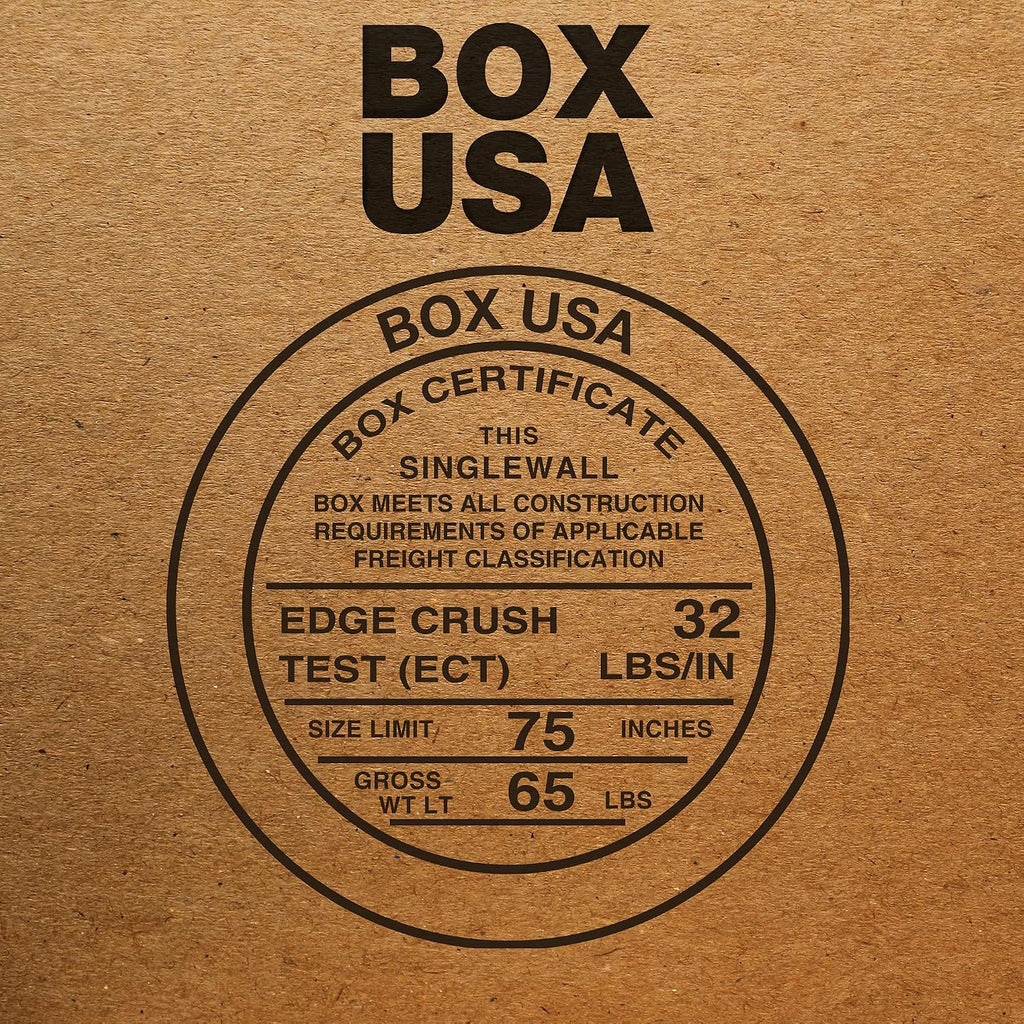 BOX USA 10 x 10 x 60 Corrugated Cardboard Boxes, Tall 10'L x 10'W x 60'H, Pack of 15 | Shipping, Packaging, Moving, Storage Box for Home or Business, Strong Wholesale Bulk Boxes