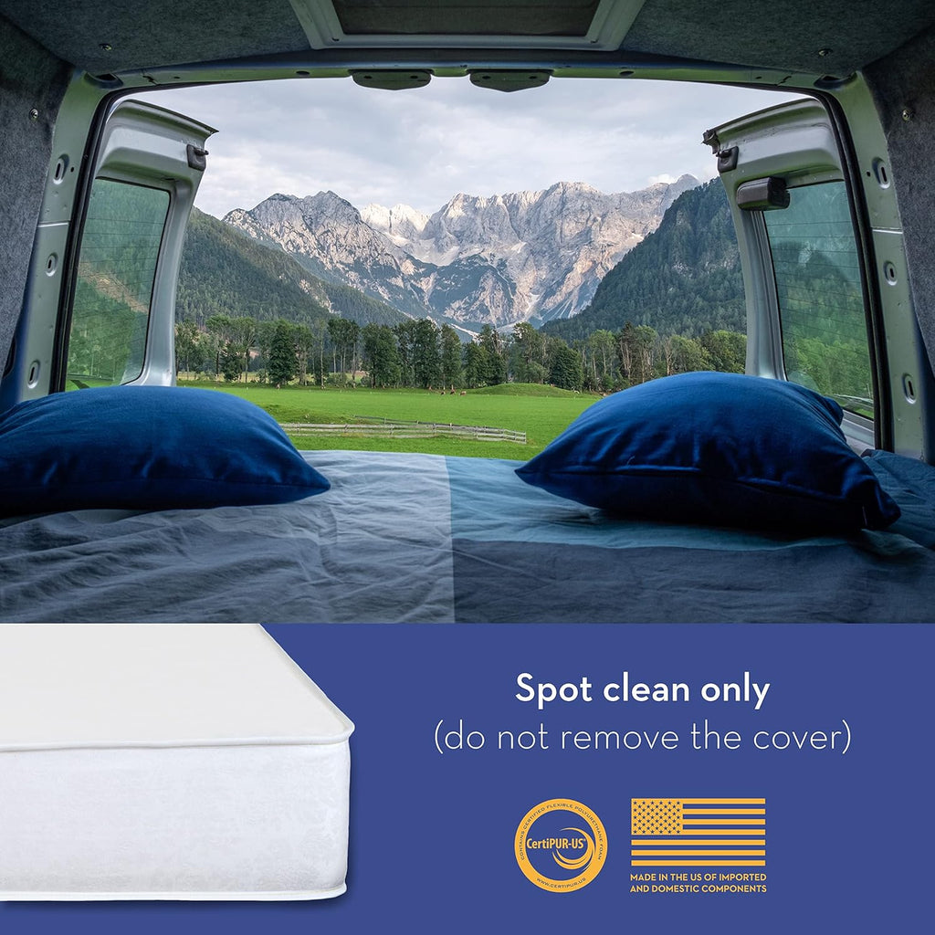 Queen Mattress for RV Camper, 8-Inch Memory Foam - CertiPUR-US Certified RV Mattress for a Comfortable Sleep - Open Cell Foam Trailer Bed Mattresses (60' x 80')