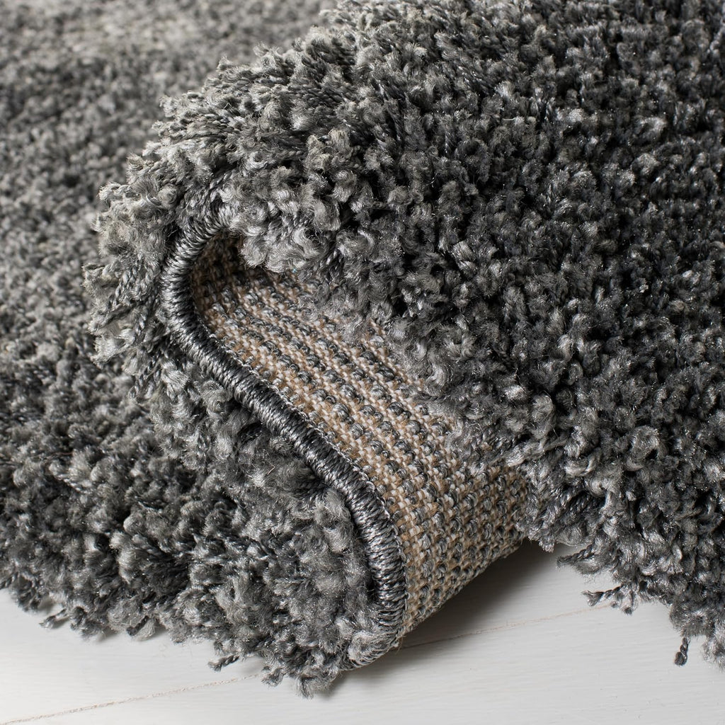 SAFAVIEH California Shag Collection Runner Rug - 2'3' x 19', Dark Grey, Non-Shedding & Easy to Clean, Ultra Plush Thick Pile, Ideal for Hallway, Foyer, Entryway, Bedroom (SG151-8484)
