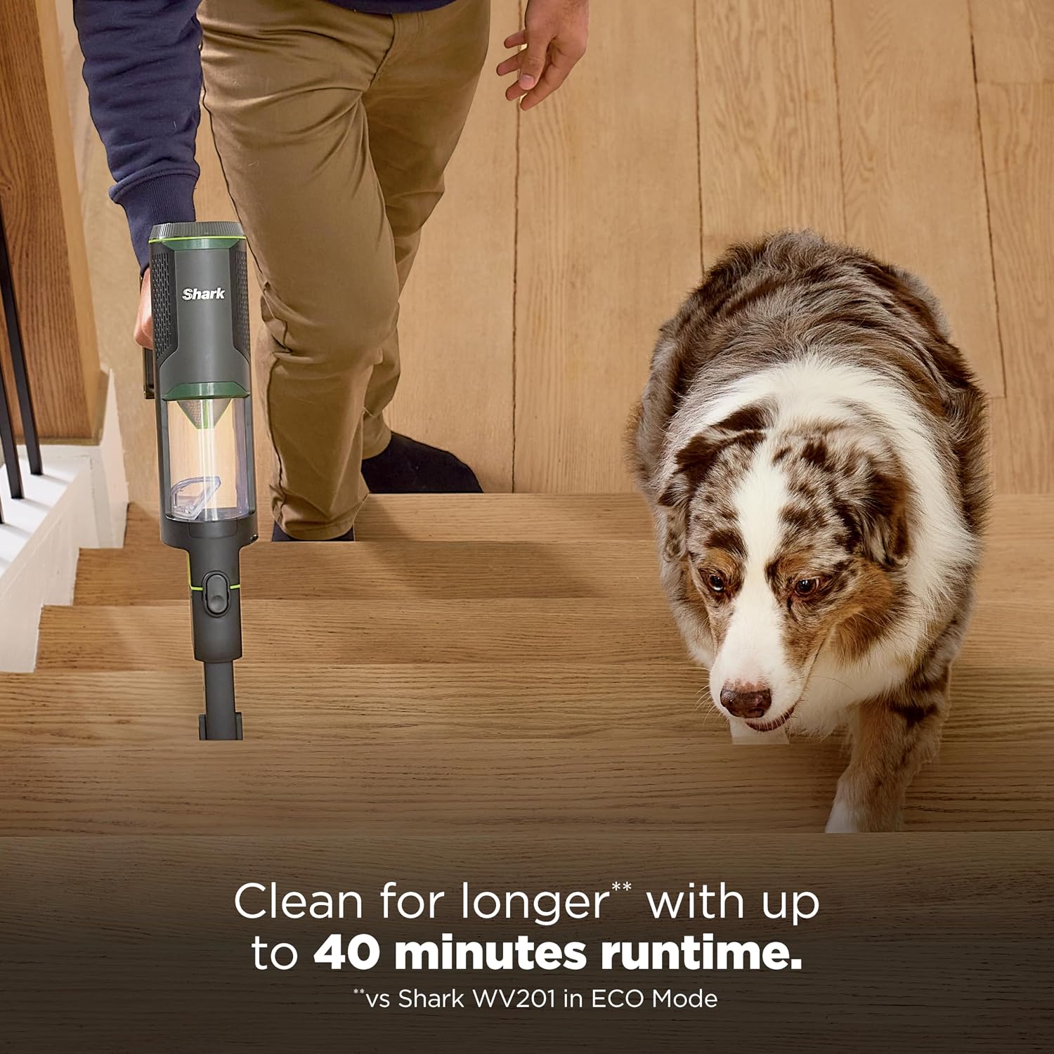 Shark PowerBoost Cordless 2-in-1 Car/Home Handheld PowerVac, Powerful Suction, 40 Minute Runtime, Portable, 3 Cleaning Modes, LED Screen, Furfins Tool, Duster Crevice Tool, Charcoal, BH102