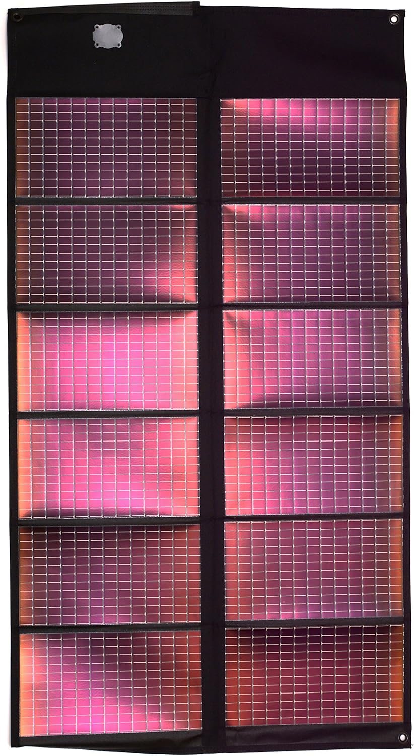 30W Foldable Solar Panel (F16-1800) Black