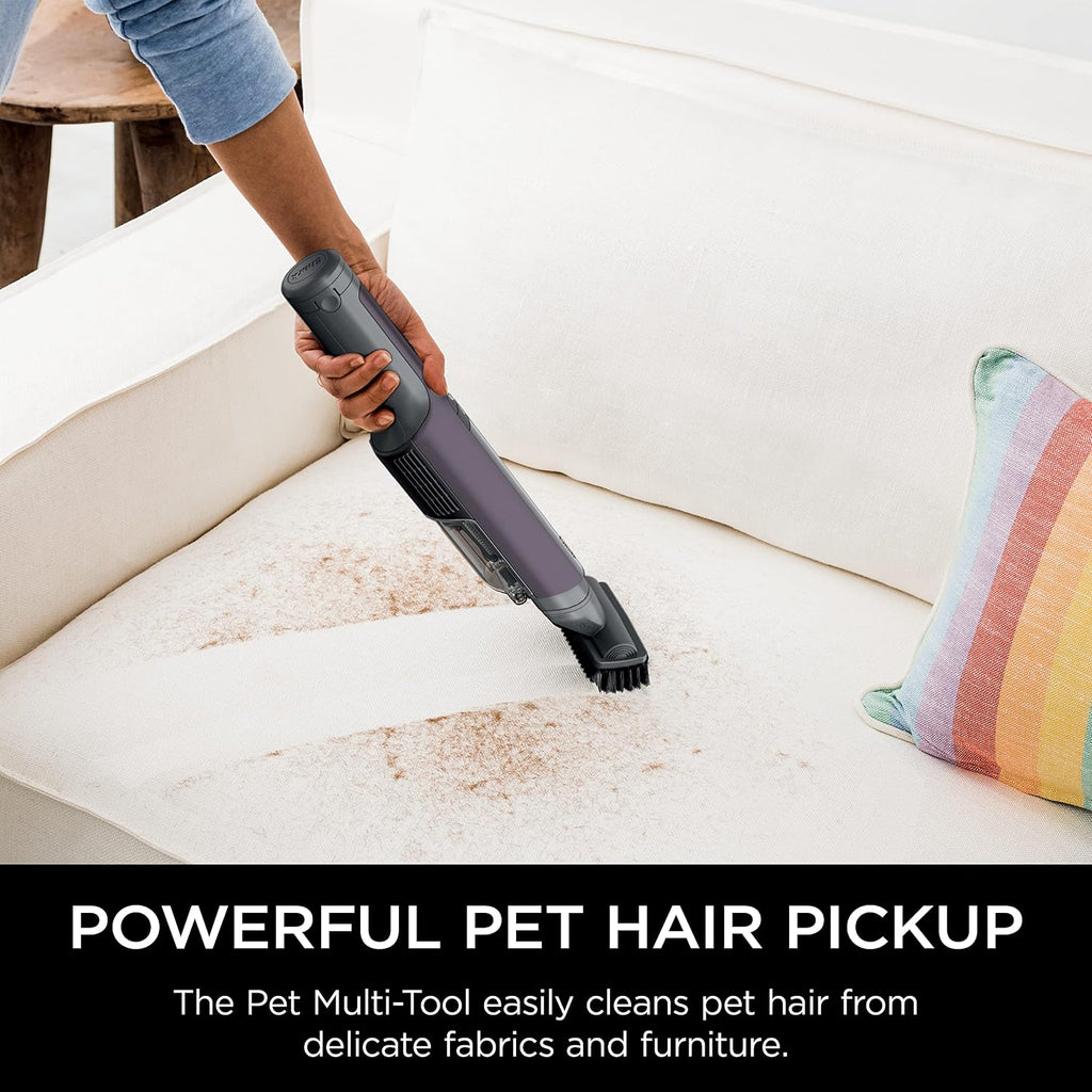 Shark WV410PR WANDVAC Cordless Hand Vacuum, Ultra-Lightweight & Portable with Powerful Suction & Tools for Pets, Designed for Car & Home, Violet