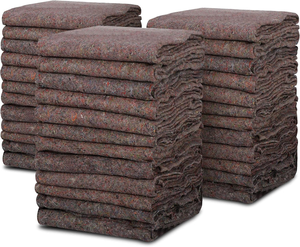 ZENY Moving Blankets, 12 Pack, 54'' x 72'', 21 lb/dz, Economy Shipping Packing Blankets for Moving and Storage (36 Pack)